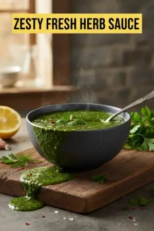 Zesty Fresh Herb Sauce