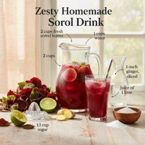 Zesty Homemade Sorrel Drink