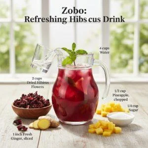 Zobo: Refreshing Hibiscus Drink