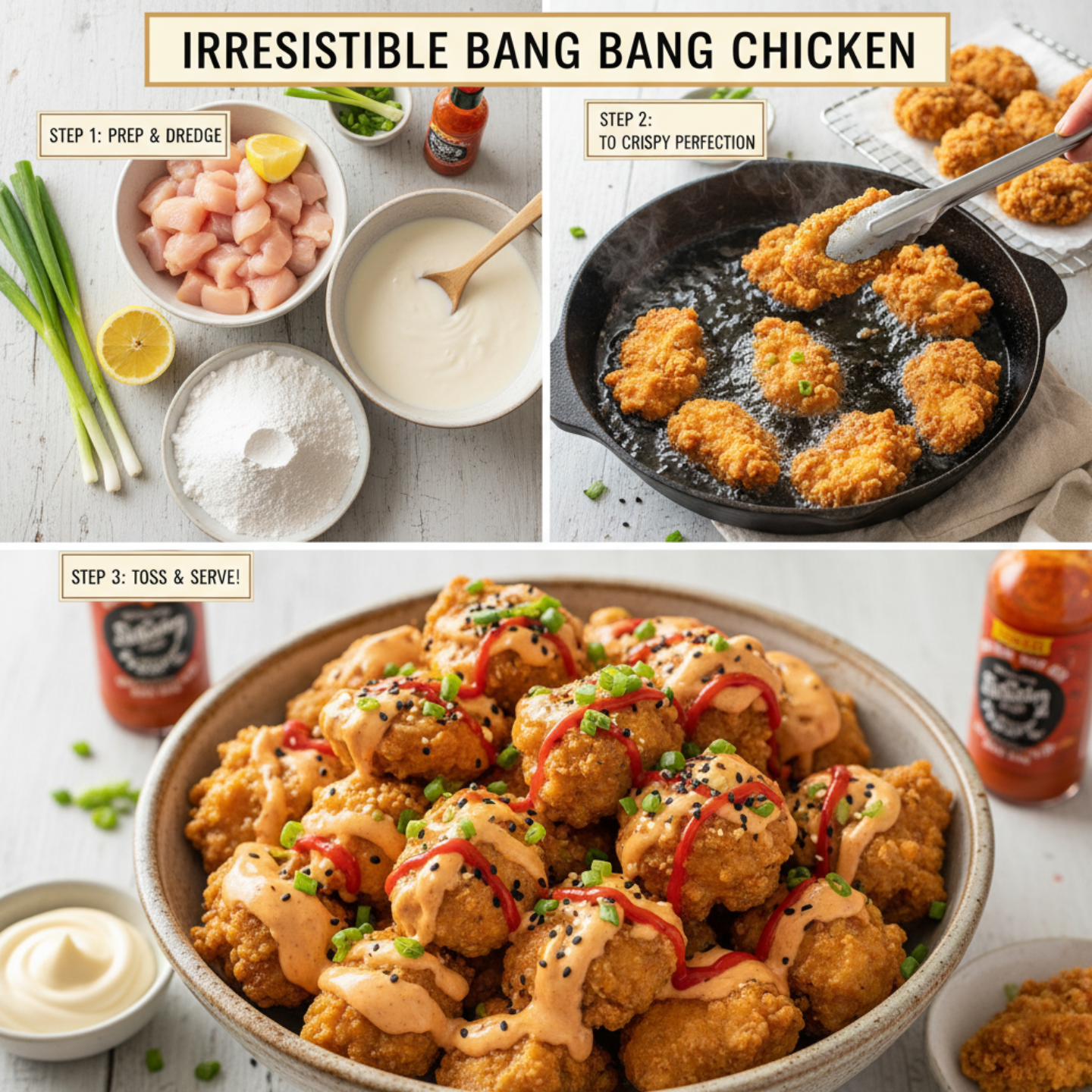 3 Steps to Make Irresistible Bang Bang Chicken at Home