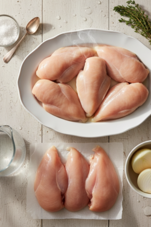 4 Steps to Boil Chicken Breast That Is Never Dry
