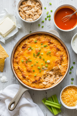 1 Ultimate Buffalo Chicken Dip for Game Day