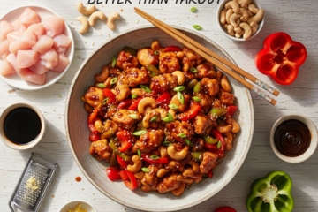 20 Minute Cashew Chicken Stir Fry (Better Than Takeout)