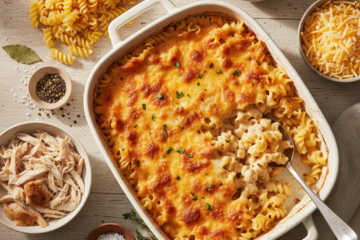 1 Cheesy Chicken Pasta Casserole Family Favorite