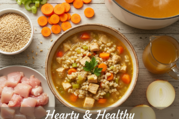 1 Hearty & Healthy Chicken Barley Soup Recipe