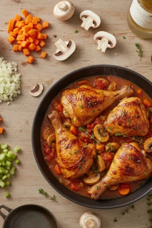 1 Classic French Chicken Chasseur (Hunter’s Stew)