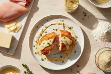 1 Classic Chicken Cordon Bleu with Creamy Dijon Sauce