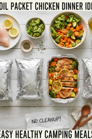 5 Foil Packet Chicken Dinner Ideas (No Cleanup)