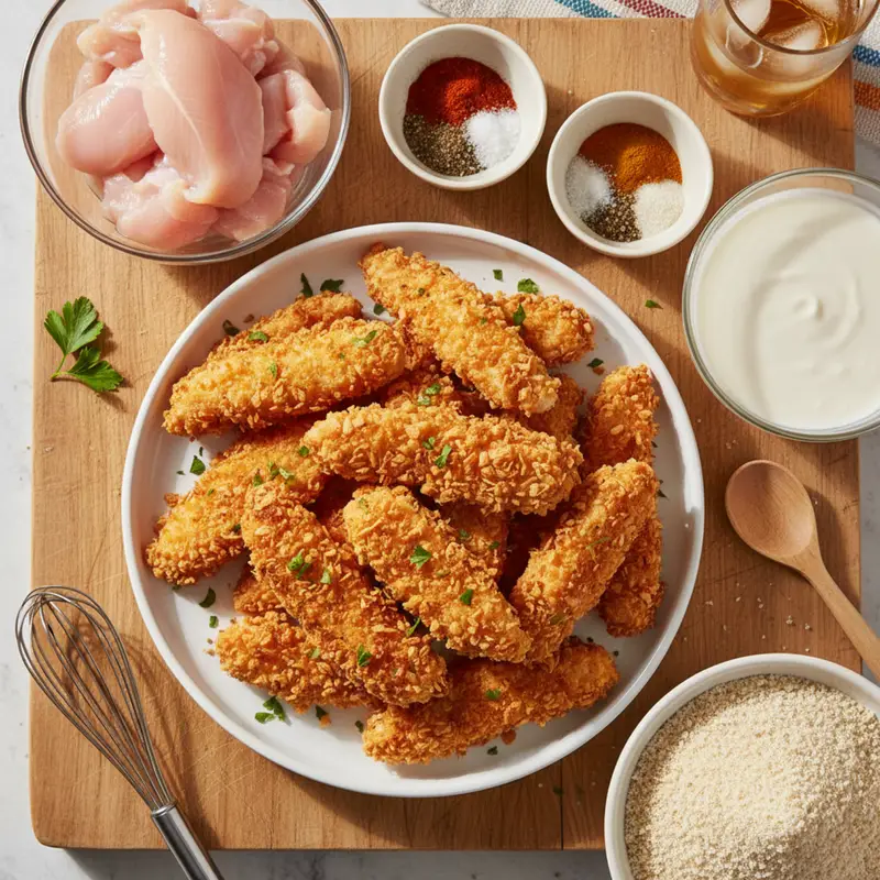1 Crispy Homemade Chicken Goujons (Kid Favorite)