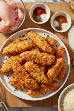 1 Crispy Homemade Chicken Goujons (Kid Favorite)