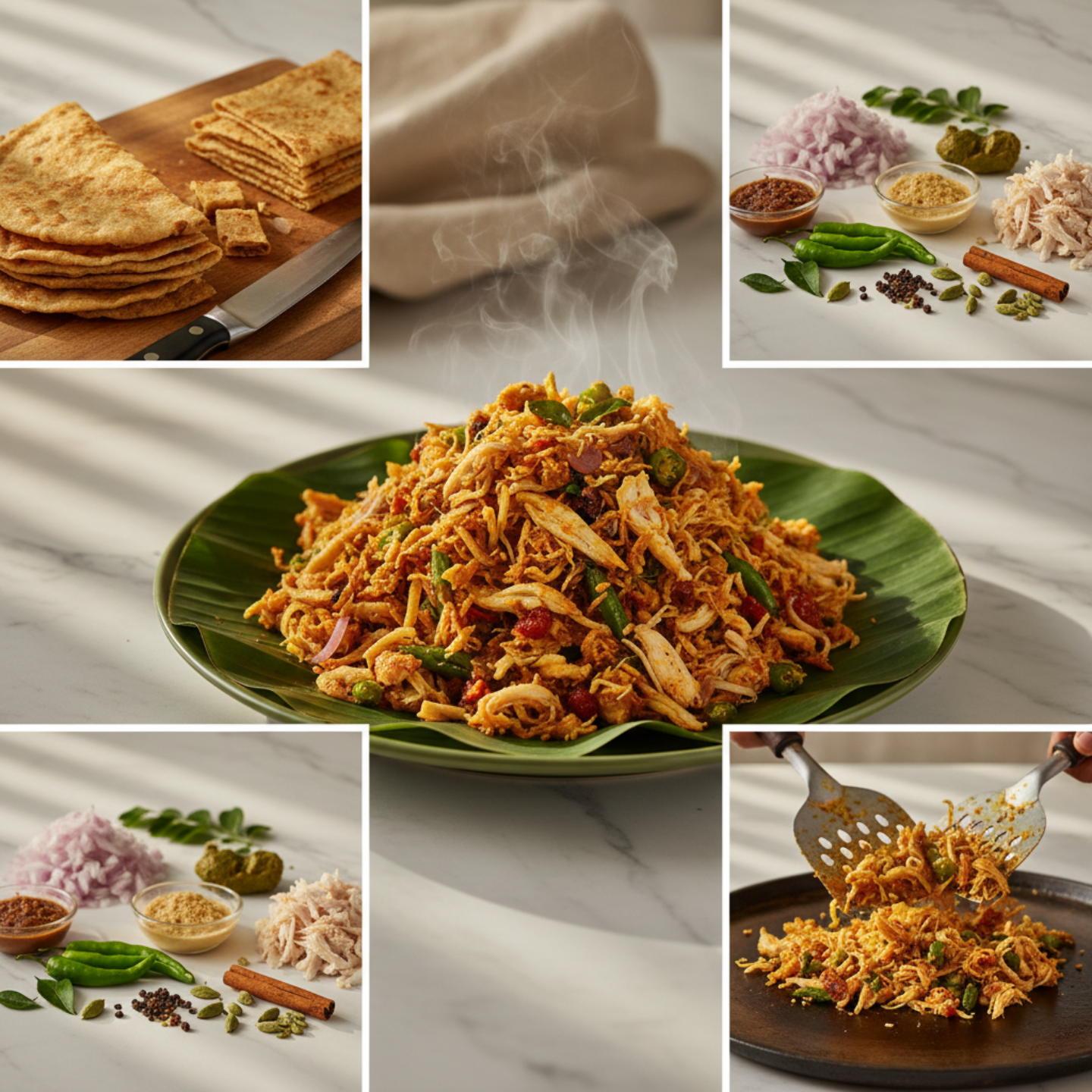 1 Authentic Sri Lankan Chicken Kothu Roti Recipe