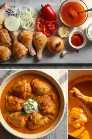 1 Authentic Hungarian Chicken Paprikash (Creamy & Rich)