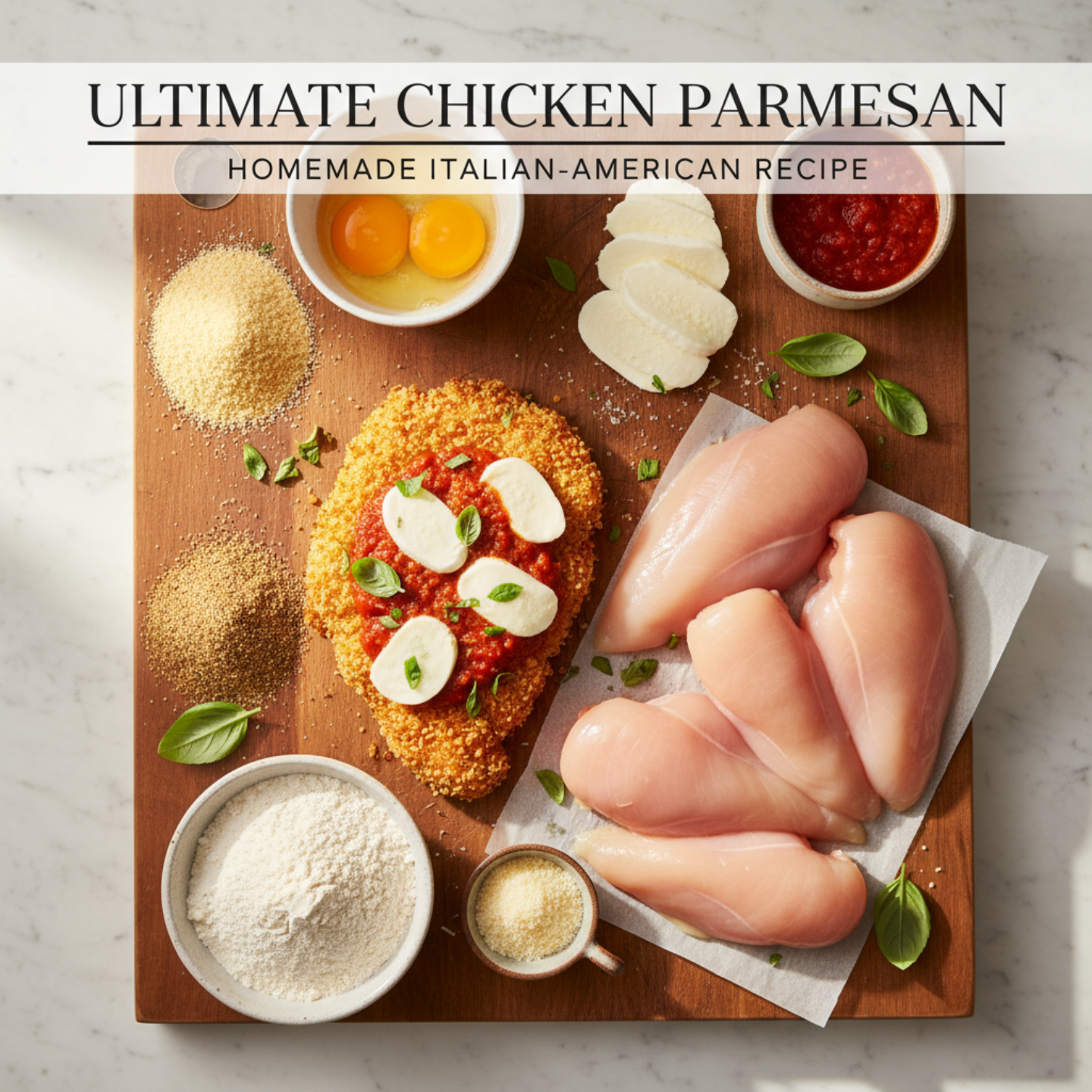 1 Ultimate Crispy Chicken Parmesan Recipe