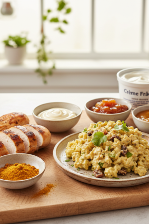 1 Royal Creamy Coronation Chicken Salad Recipe