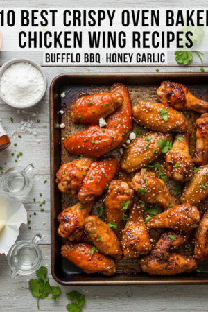 10 Best Crispy Oven Baked Chicken Wing Recipes