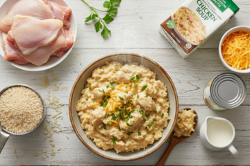 1 Dump-and-Go Crockpot Chicken and Rice Dinner