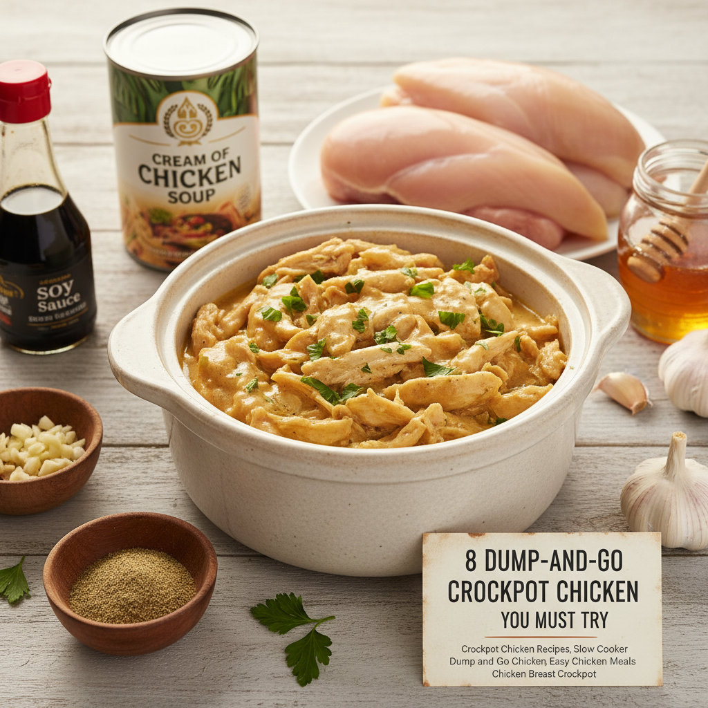 8 Dump-and-Go Crockpot Chicken Recipes You Must Try - dump and go chicken - 3 8 Dump-and-Go Crockpot Chicken Recipes You Must Try - dump and go chicken - 3