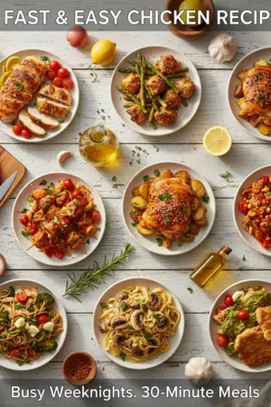 10 Fast & Easy Chicken Recipes for Busy Weeknights