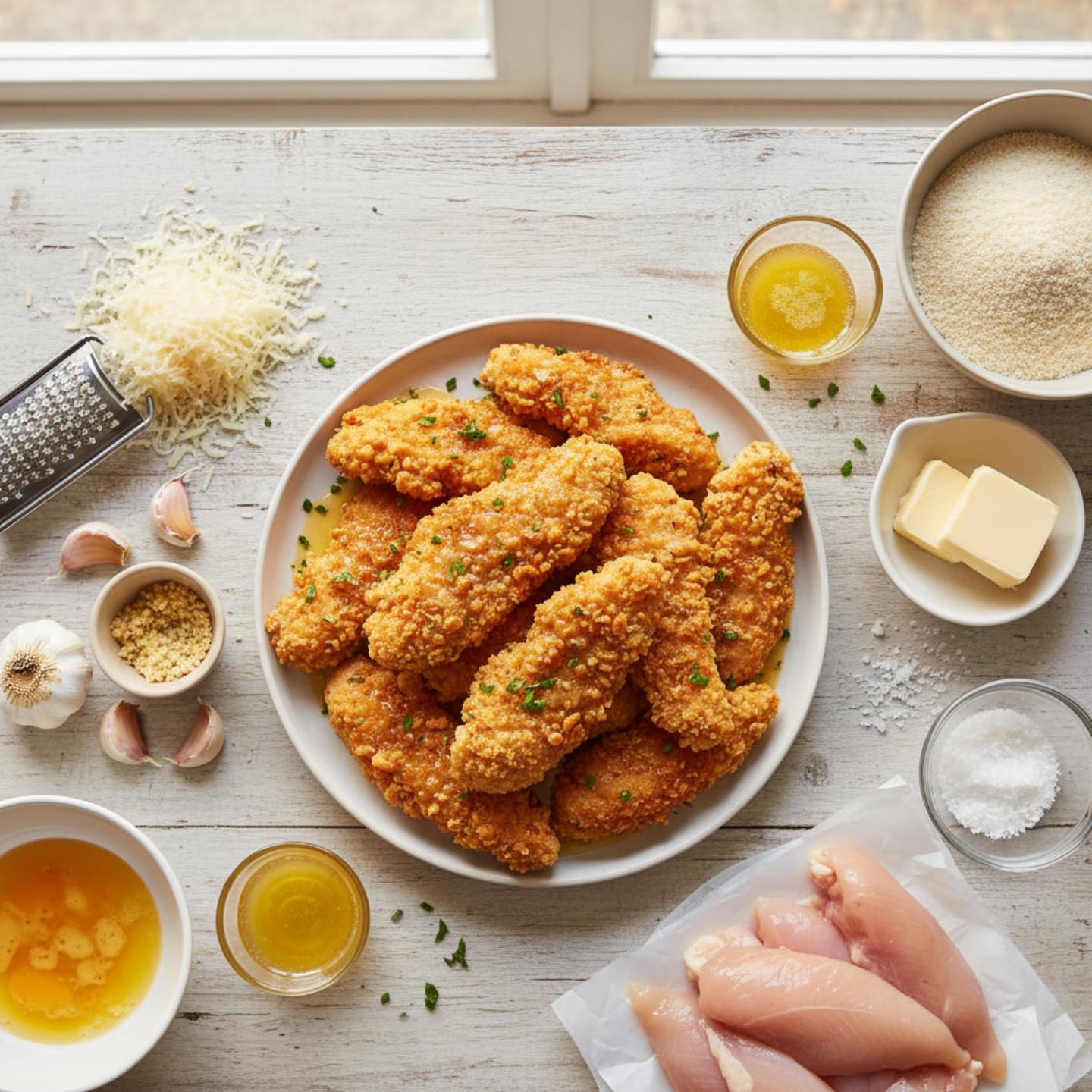 1 Garlic Parmesan Chicken Tenders Recipe (Better Than Wingstop)