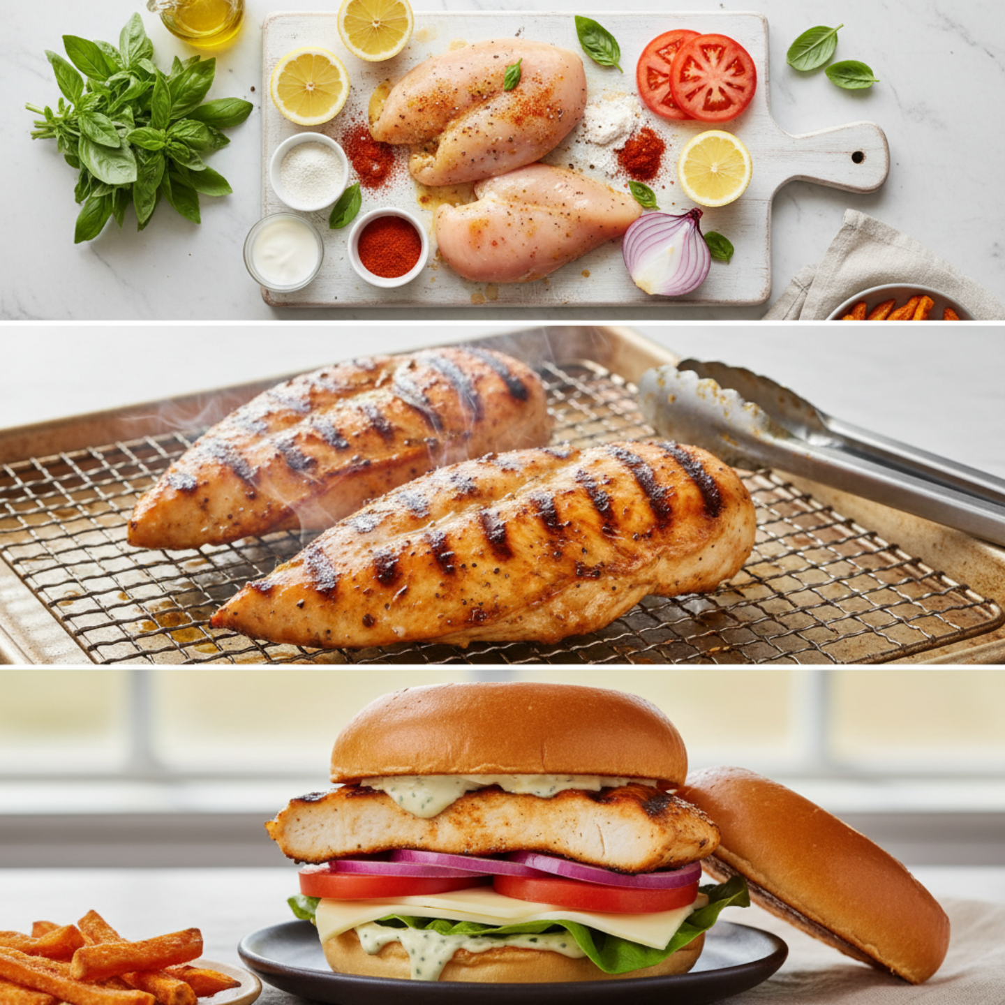 1 Ultimate Juicy Grilled Chicken Sandwich Recipe