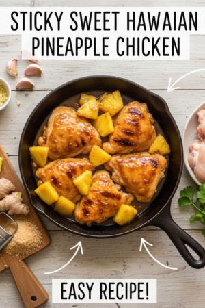 1 Sticky Sweet Hawaiian Pineapple Chicken Recipe