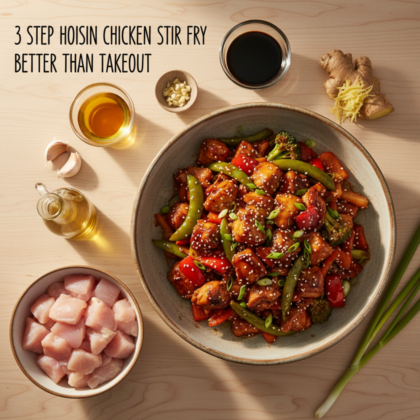 3 Step Hoisin Chicken Stir Fry Better Than Takeout