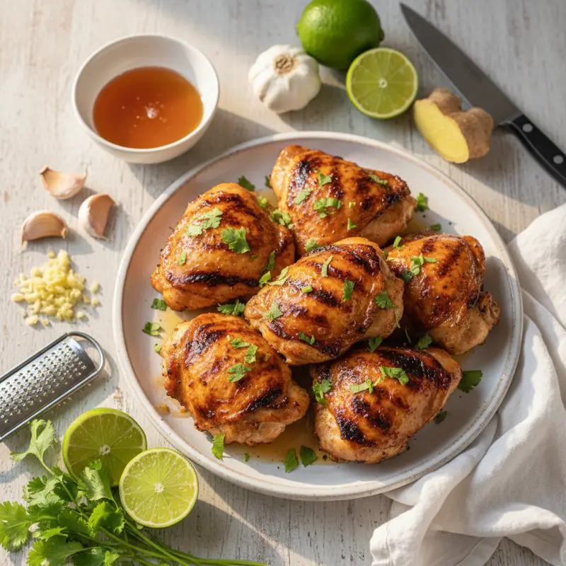 1 Zesty Honey Lime Chicken (Grilled or Skillet)