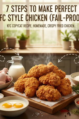 7 Steps to Make Perfect KFC Style Fried Chicken (Fail-Proof)