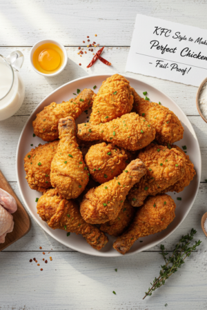 7 Steps to Make Perfect KFC Style Fried Chicken (Fail-Proof)