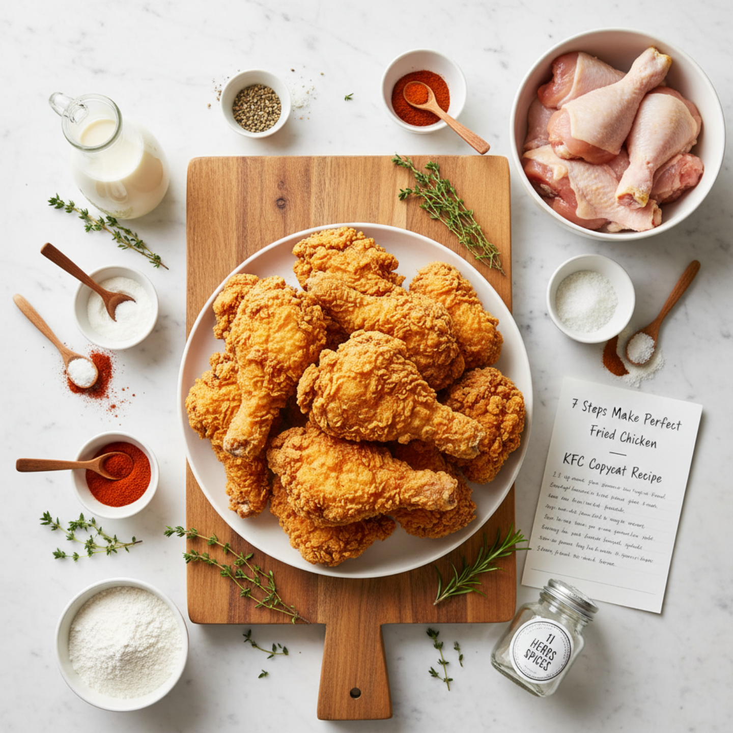 7 Steps to Make Perfect KFC Style Fried Chicken (Fail-Proof)