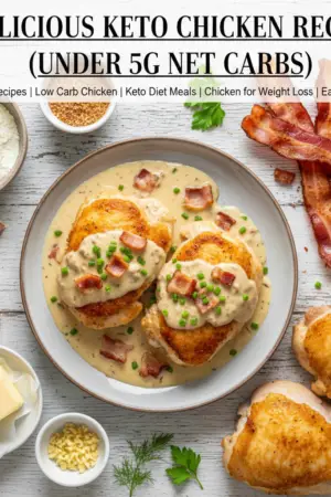 10 Delicious Keto Chicken Recipes (Under 5g Net Carbs)