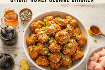 1 Sticky Honey Sesame Chicken Recipe (Better Than Takeout)