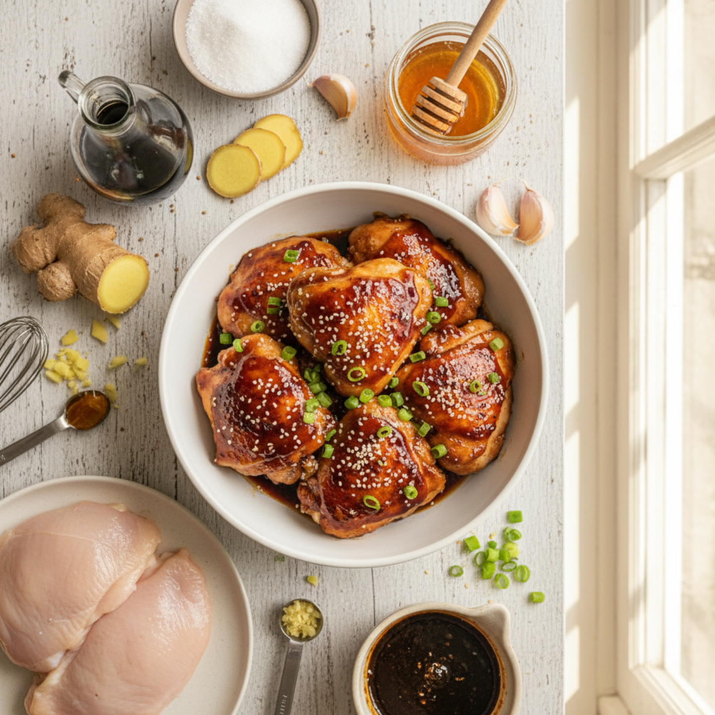 1 Easy Homemade Teriyaki Chicken Recipe (Sticky)